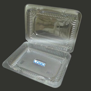 Clear Plastic Clamshell Take out Tray Disposable Sturdy Large Containers