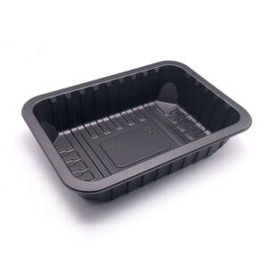 Supply Reusable Black Fresh Beef  Slicing Frozen Meats Packaging Tray