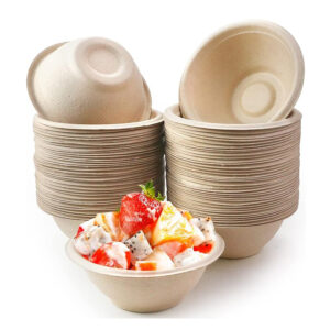 Disposable Soup Bowls Compostable Biodegradable Recycled Paper Bowls
