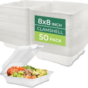 Compostable Clamshell Food Containers Biodegradable Sugarcane Boxes