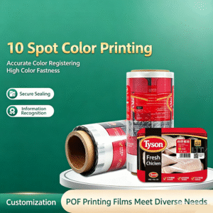 Anti-Fog POF Heat Shrink Film Custom Printing For Fresh Food Packaging