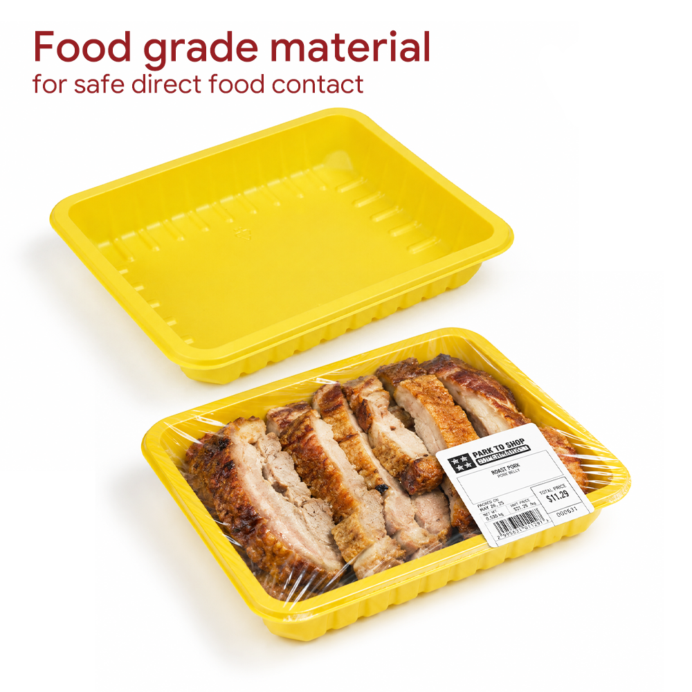 Disposable Fresh Meat Tray,Rigid Plastic Packaging Tray For Frozen Poultry Seafood