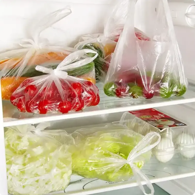 HDPE Clear Produce Roll Bags Tear off Food Grade Plastic Bags for Packaging - Image 2