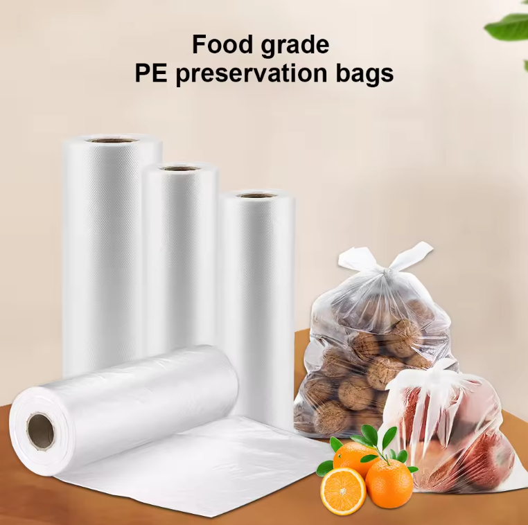 HDPE Clear Produce Roll Bags Tear off Food Grade Plastic Bags for Packaging - Image 6