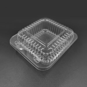 Custom Disposable PET Anti-Fog Clamshell Packaging Trays For Fresh Food Display